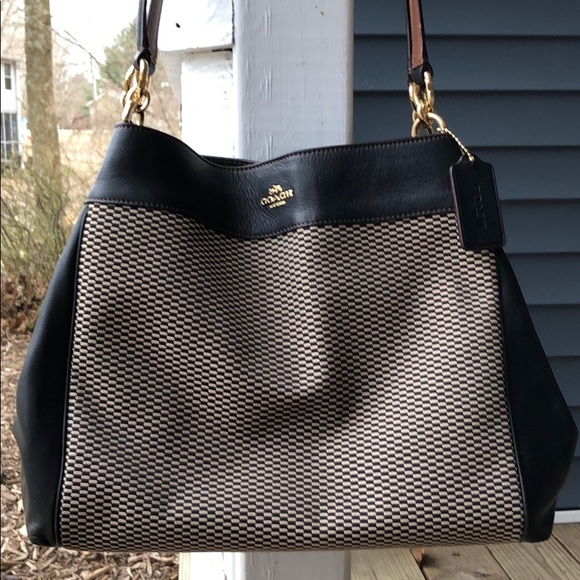 Handbags - Coach Lexy Legacy Jacquard handbag